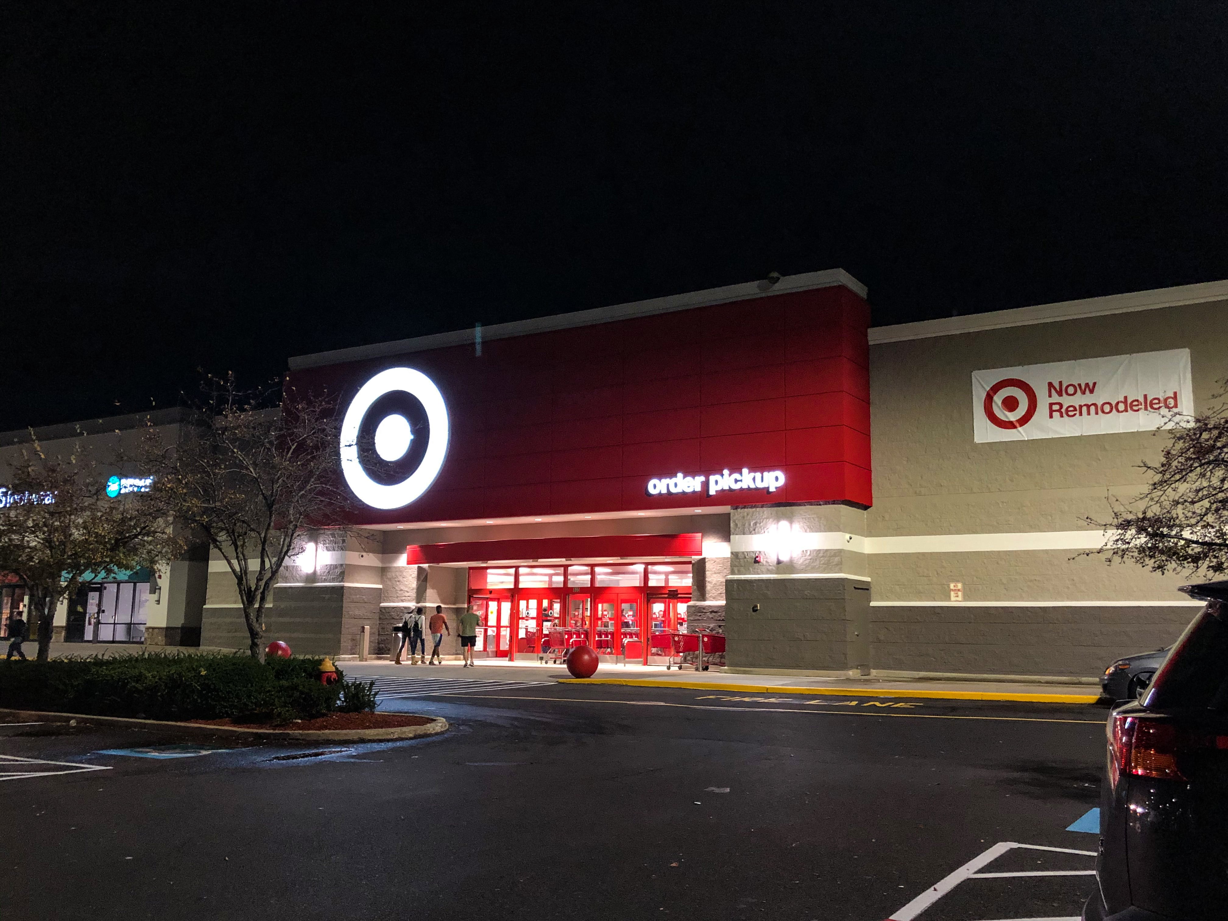 Target Illuminated Signs Building Exterior