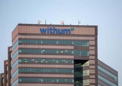 Withum Highrise Lightcloud channel letters