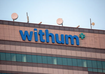 Withum Highrise Lightcloud channel letters