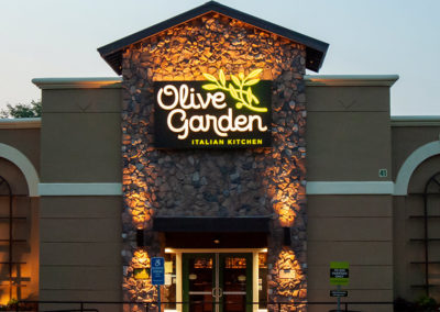 Olive Garden Exterior Sign fabricated and installed by PSCO Sign Group