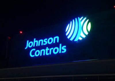 Johnson Controls Illuminated Channel Letters