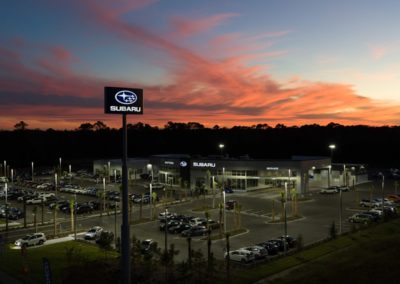 Subaru Dealership Daytona Florida installed by Philadelphia Sign the national sign company and manufacturer