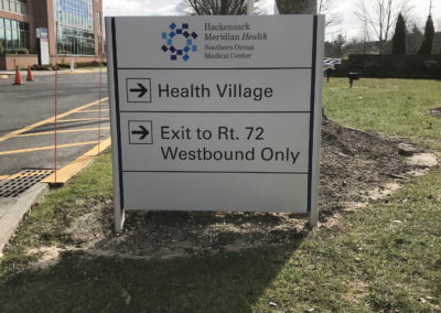 Hackensack Meridian Health Hospital Exterior Signs