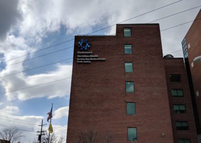 Hackensack Meridian Health Hospital Exterior Signs