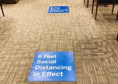 Social Distance Floor Decals