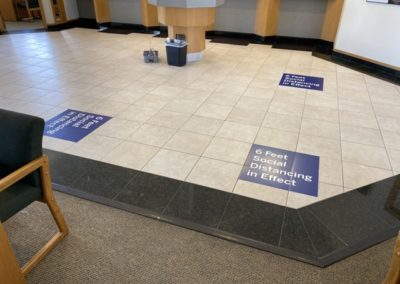 Social Distance Floor Decals