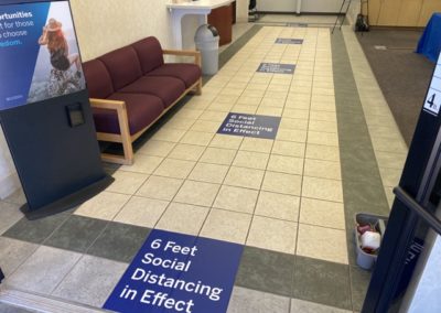 Social Distance Floor Decals