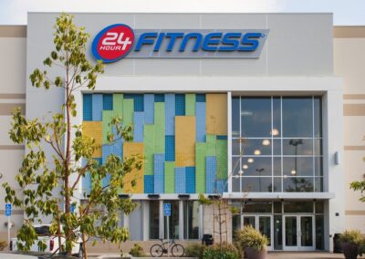 24 Hour Fitness Exterior Signs provided by ID Associates, a PSCO Sign Group company