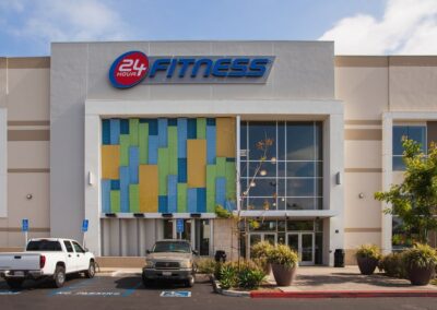 24 Hour Fitness Exterior Signs provided by ID Associates, a PSCO Sign Group company