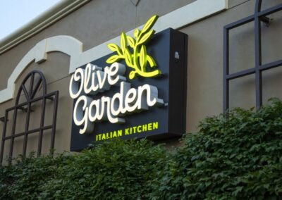 Olive Garden Exterior Sign fabricated and installed by PSCO Sign Group