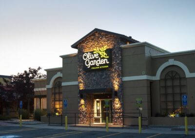 Olive Garden Exterior Sign fabricated and installed by PSCO Sign Group