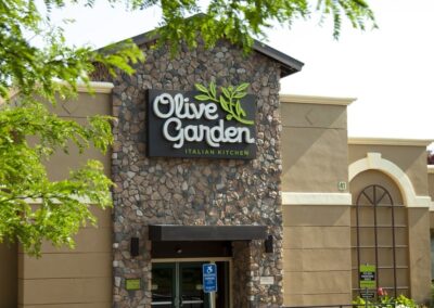 Olive Garden Exterior Sign fabricated and installed by PSCO Sign Group