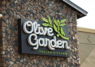 Olive Garden Exterior Sign fabricated and installed by PSCO Sign Group