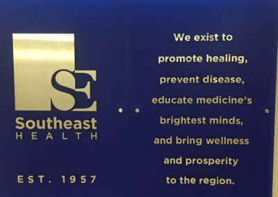 Southeast Hospital Exterior and Interior Sign Program