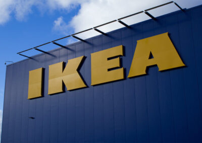 IKEA Exterior Sign Install by PSCO Sign Group