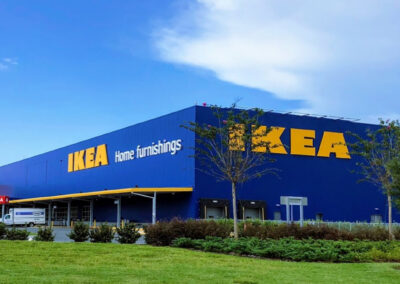 IKEA Exterior Sign Install by PSCO Sign Group