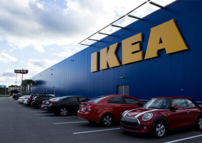 IKEA Exterior Sign Install by PSCO Sign Group