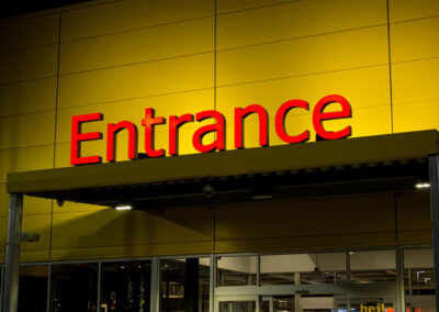 IKEA Exterior Sign Install by PSCO Sign Group