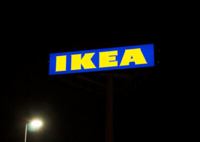 IKEA Exterior Sign Install by PSCO Sign Group