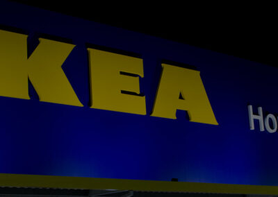 IKEA Exterior Sign Install by PSCO Sign Group