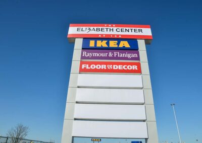 IKEA exterior sign at Elizabeth center in NJ by PSCO Sign Group