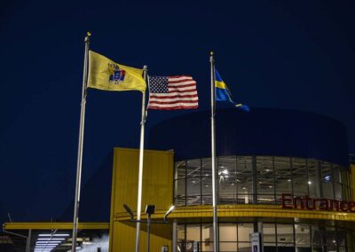 IKEA exterior sign at Elizabeth center in NJ by PSCO Sign Group