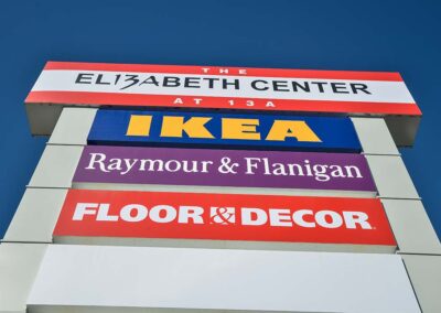 IKEA exterior sign at Elizabeth center in NJ by PSCO Sign Group