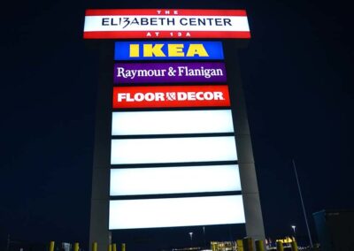 IKEA exterior sign at Elizabeth center in NJ by PSCO Sign Group