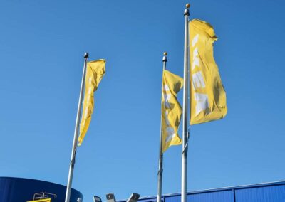 IKEA exterior sign at Elizabeth center in NJ by PSCO Sign Group