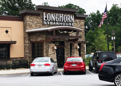 Longhorn Steakhouse Exterior Sign Program Fabricated by PSCO Sign Group