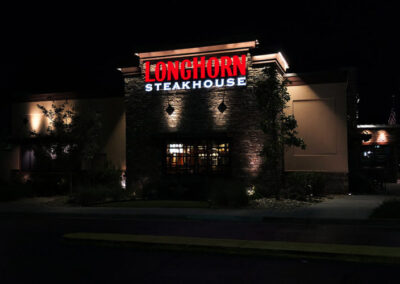 Longhorn Steakhouse Exterior Sign Program Fabricated by PSCO Sign Group