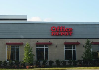 Office Depot Exterior Signage Program for channel letters by PSCO Sign Group