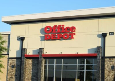 Office Depot Exterior Signage Program for channel letters by PSCO Sign Group