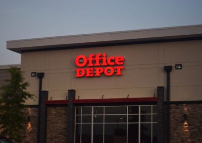 Office Depot Exterior Signage Program for channel letters by PSCO Sign Group