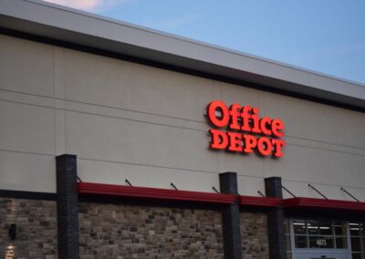 Office Depot Exterior Signage Program for channel letters by PSCO Sign Group