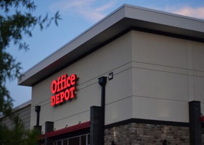 Office Depot Exterior Signage Program for channel letters by PSCO Sign Group