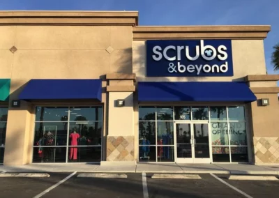Scrubs & beyond exterior sign by PSCO Sign Group