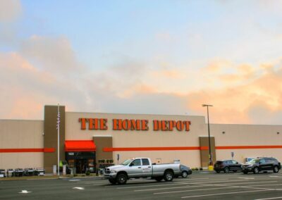 The Home Depot Exterior Sign Channel Letters on Building