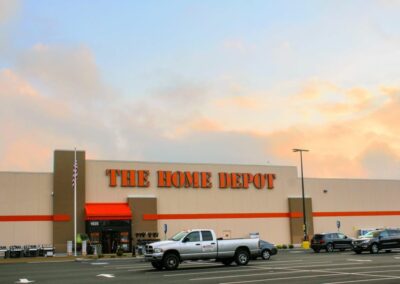 The Home Depot Exterior Sign Channel Letters on Building