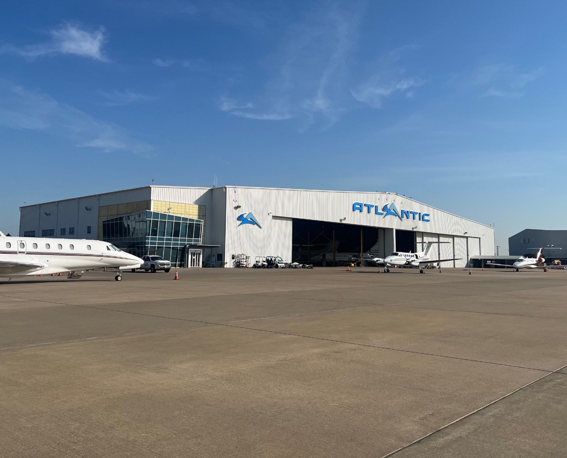 Atlantic Aviation Exterior Signage for Atlantic Aviation