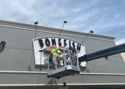 Sign Repair for Restaurant