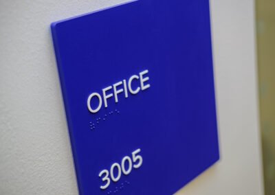 ADA Signage for Interior Office