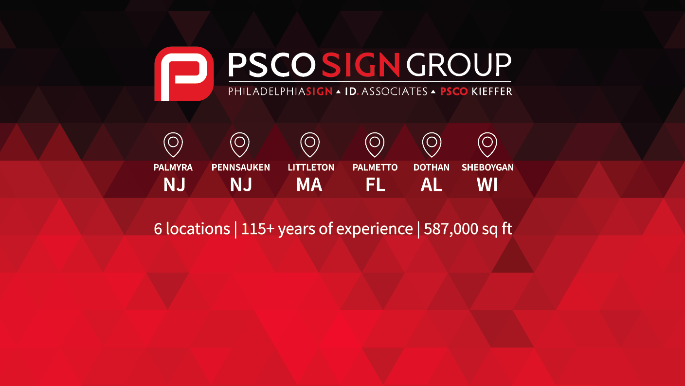 Consistent Signage for Multiple Locations - PSCO Sign Group