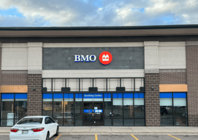 BMO Bank Channel Letters, Logo and Vinyl Application