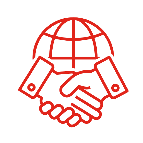 Global Branding Implementation Globe Shaking Hands
