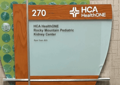 Interior Signage for Healthcare Rebrand