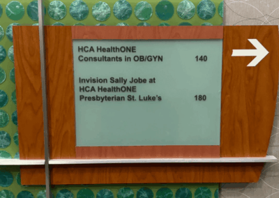 Interior Wall Signage for Healthcare Facility