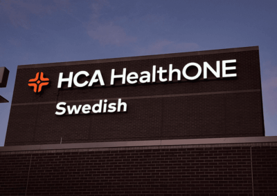 Exterior Signage for Healthcare Rebrand
