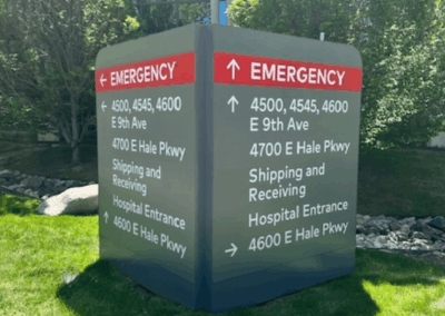 Exterior Monument Signage for Healthcare Rebrand
