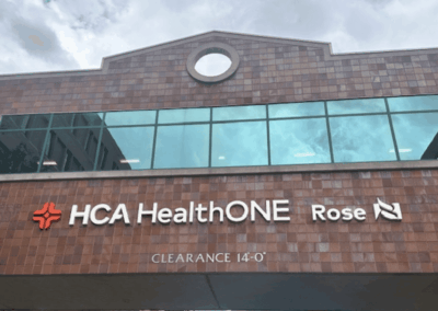 Exterior Signage for Healthcare Rebrand